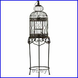 decorative bird cage stand