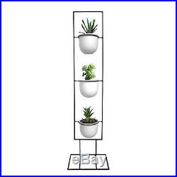 Metal Flower Pot Rack Plant Display Stand Shelf Holder Garden Decor Wrought Iron