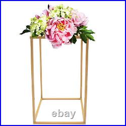 10Pcs Plant Flower Display Stand 60cm Metal Pot Shelf Wedding Column Vases Stand