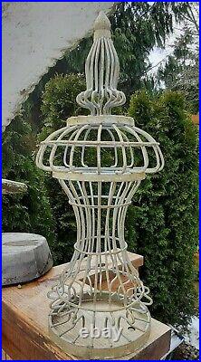 16 GARDEN ART topiary frame climbing plant cage wire metal statue vine peas ivy