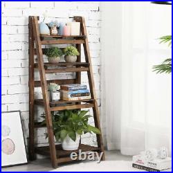 18 x 14 x 42.5 4 -Tier Brown Metal Plant Stand