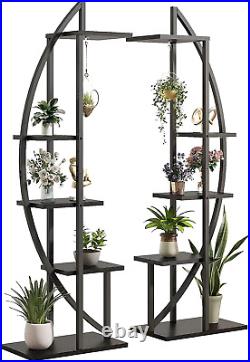 2 Pcs 5 Tier Metal Plant Stand Plant Stands for Indoor Plants Multiple, Plant Sh