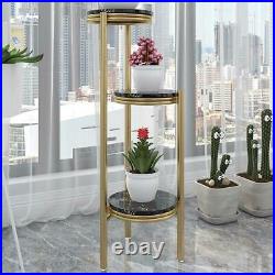36.6 Luxury Black Standing Plant Stand Shelf Display Yard Garden Flower Rack