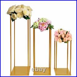 3Pcs Metal Flower Pot Plant Stand Display Shelf Multiuse Rack Indoor Outdoor