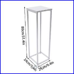 3Pcs Metal Plant Stand Square Rack Garden Patio Flower Holder for Wedding New