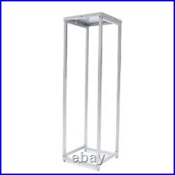 3Pcs Metal Stand High Square Rack Flowerpot Holder Silver Modern Wedding Decor