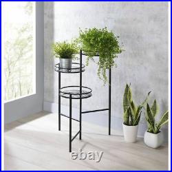 3 Tier Metal Flower Pot Holder Plant Stand Shelf Rack Planter Display Home Decor