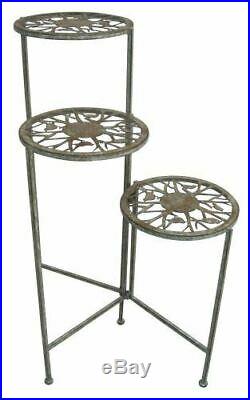 3 Tier Metal Plant Stand By Alpine Material Metal