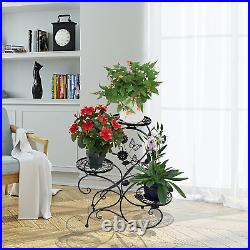 3 Tier Tall Plant Stand Outdoor Flower Stand Flower Pot Holder Display for Patio