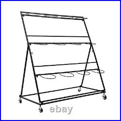 3-tier Metal Plant Stand Flower Rack Storage Shelf for Potted Plants Displaying
