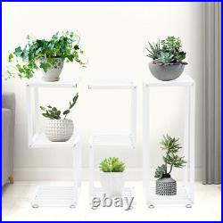 520 Shape Metal Pot Plant Stand Plant Shelf Rack with Foot Pads For Plant Book
