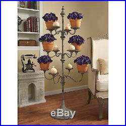 55 Decorative Distressed Metal Candle Plant Food Wedding Display Tree Stand