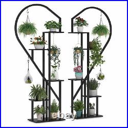 5Tier Tall Metal Plant Stand Pack of 2, Multipurpose Plant Stands for Home Decor