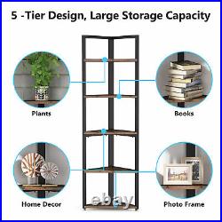 5-Tier Corner Rack Organizer Storage Display Shelf 63 Free-standing Plant Stand
