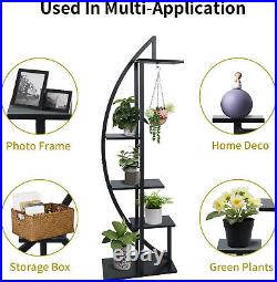 5 Tier Metal Plant Stand Indoor Multi-Purpose Flower Plant Holder Rack Shelf