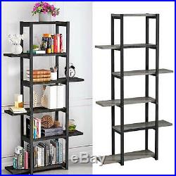 5 Tier Plant Shelves Flower Stand Wood Storage Display Ladder Shelf Bookshelf