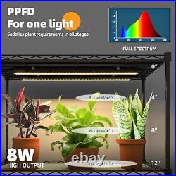 5-Tier Plant Stand with Grow Lights for Indoor Plants, Metal Plant Shelf