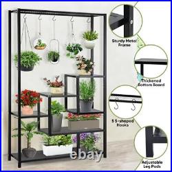 5 Tier Tall Metal Plant Stand Indoor 70.9 inches Metal Plant Rack for Plants