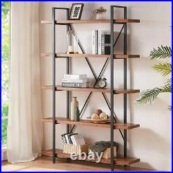 5 Tiers Bookshelf Plant Flower Stand Wood Grain Storage Shelf for Home Top Sale