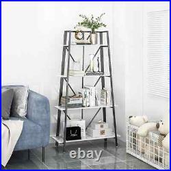 66.9''Ladder Bookshelf Rack 4 Tier Plant Stand Display Living Room Storage Shelf