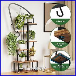 6 Tier Plant Stand Indoor Butterfly-Shaped, Tall Metal Plant Stand with 6 Plant