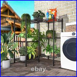 8-Tier Plant Stand for Indoor Outdoor, Large Reinforced Multiple Flower Pot