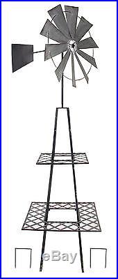 American Mercantile Metal Windmill Plant Stand