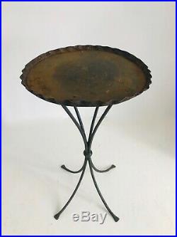 Antique Cast Iron Plant Stand Table