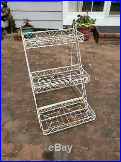 Antique Metal Plant Stand