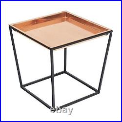 Arne Plant Stand, 14 H with Copper Tray