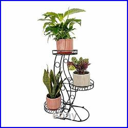Cocoyard Three Flower Pot Collapsible Plant Stand. No Assembly Required. Large