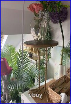 Crane bird feet metal legs side table plant stand display
