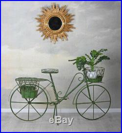 Decor Bicycle Garden Metal Wheel for Plant 4 Baskets Pflanzrad Flower Stand