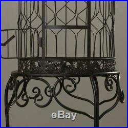 Decorative Bird Cage on Stand Garden, Patio, Wedding Decor, 47''Tall