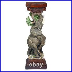 Design Toscano The Elephant's Triumph Sculptural Pedestal