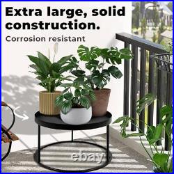 Extra Large Plant Stand Indoor and Outdoor Metal Stand with 16 Inches Diame