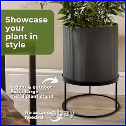 Extra Large Plant Stand Indoor and Outdoor Metal Stand with 16 Inches Diame
