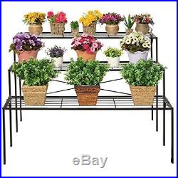 Flower Plant Pot Stand Rack 3 Tier Shelf Garden Decoration Home Patio Lawn Large