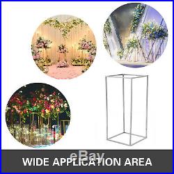 Flower Rack Metal Art Geometric Column Vase Stand Prop Wedding Party Detachable