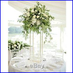 Flowers Vase Plant Floor Column Stand Metal Road Lead Home Wedding Decoration