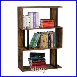 Freestanding 3-Tier Ladder Bookcase Storage Rack Bookshelf Plant Stand Display