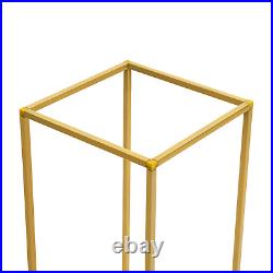 Gold Flower Stand Metal Plant Stand Geometric Home Party Decor Rack 4pcs/10pcs