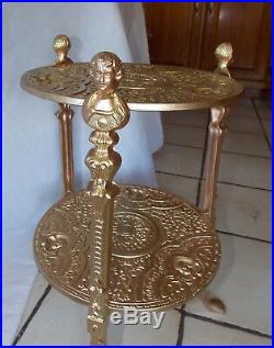 Gold Metal 2 Tier Plant Stand / Side Table (RP-PS118)