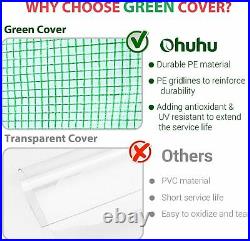 Greenhouse Outdoors with Shelves Stands for Plants Flowers Vegetables PE Cover