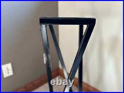 Handmade Metal Plant Stand Modern Geometric Design