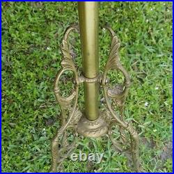 Heavy Duty Solid Brass Fern Potted Plant Stand Flower Pot Holder Planter Rack