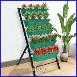 Heavy Duty Vertical Raised Garden Bed 5-Tier Planter Elevated Plant Box Outdoor