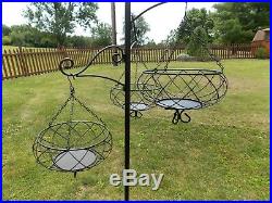 Home Interiors Better Homes & Gardens Metal Hanging Baskets Rack Plant Stand NEW