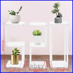 Indoor Metal Plant Stand Shelf Waterproof Iron Garden Flower Rack Digital 520
