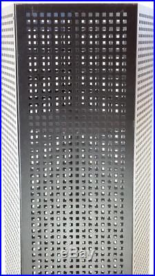 Josef Hoffmann Mid-Century Modern Bieffeplast Heavy Metal Plant Stand 14 x 29